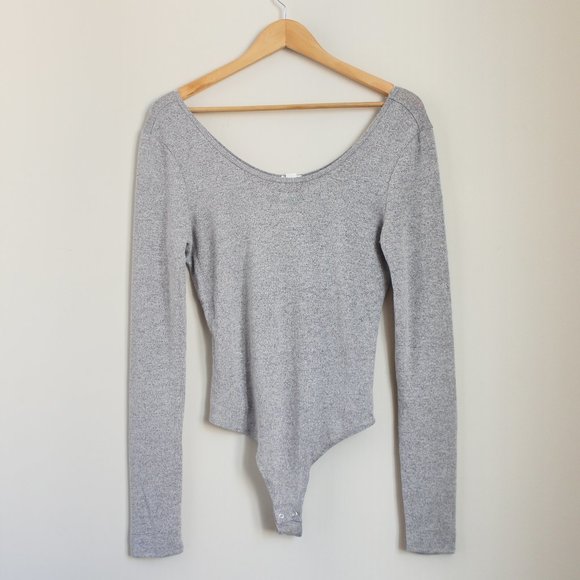 Garage Tops - NWT Garage Scoop Neck Long Sleeve Bodysuit
